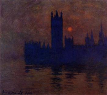 尅勞德 莫奈 Houses of Parliament, Sunset 尅勞德 莫奈 Houses of Parliament, Sunset